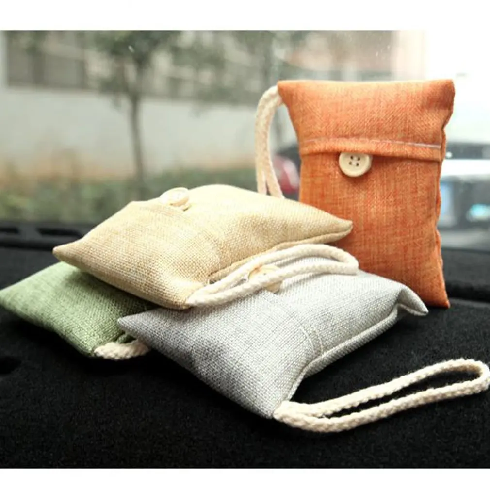 Car Air Freshener Remove Formaldehyde Car-styling Odor Home Office Bamboo Charcoal Activated Carbon Bag Purifying Air