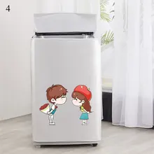 Водонепроницаемый защитный Пылезащитный Чехол бытовые принадлежности для дома стиральная машина сушилка верхняя крышка мультфильм автоматический солнцезащитный крем