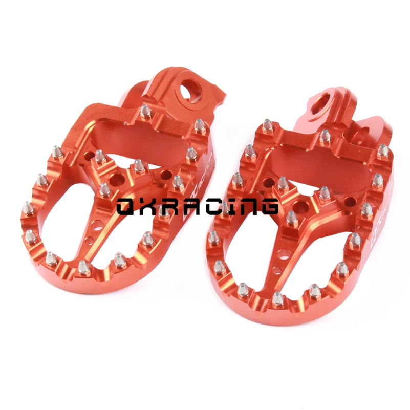 Мотоцикл с ЧПУ оранжевый заготовки MX подножки подставки педали для SX SX-F EXC EXC-F