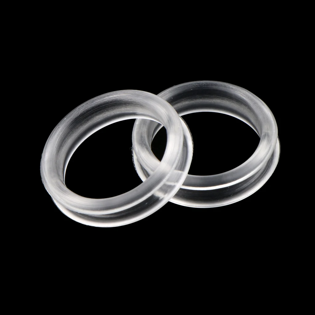 Lot 10Pcs Soft Rubber Finger Ring Grips Inserts Sizer for Barber Hairdressing Shear Scissors