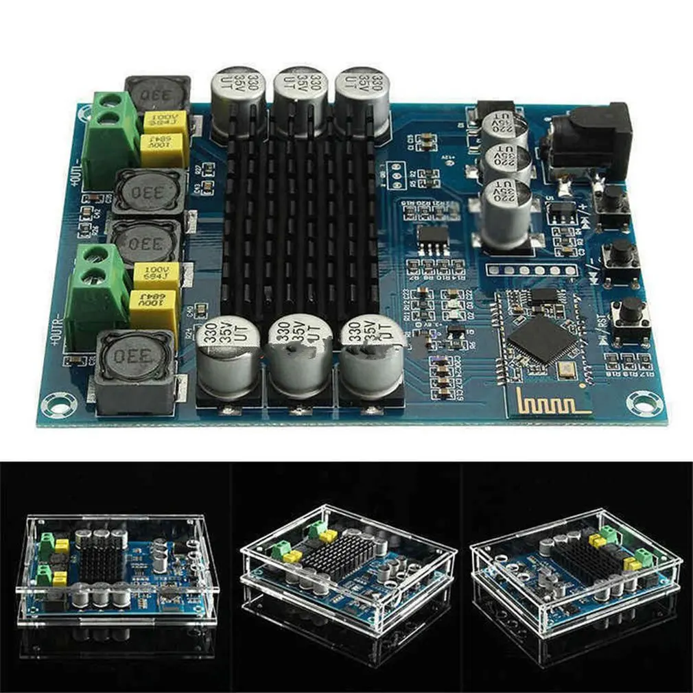 (Только корпус) TPA3116D2 Профессиональный 120Wx2 Цифровой Bluetooth 4 0 аудио приемник