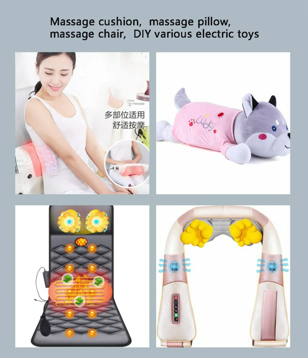 Escritório Cadeira, Car Seat Massager Acessórios,