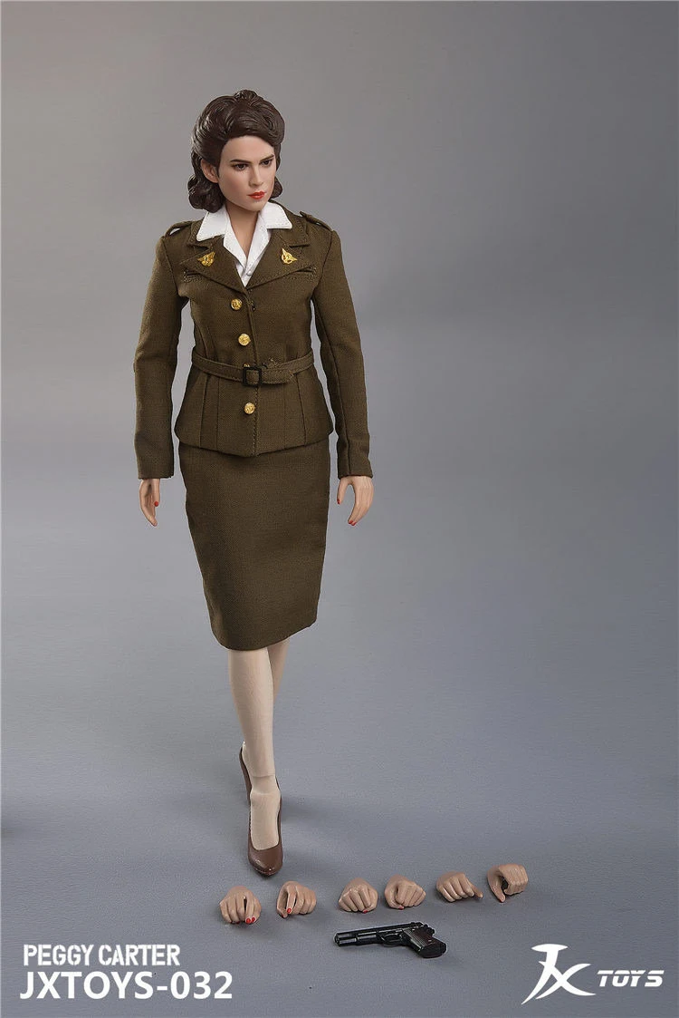 Для коллекции полный набор JXTOYS JXTOYS-0321/6 Капитан Америка агент Картер Agent13 Пегги Картер фигурка модель игрушки