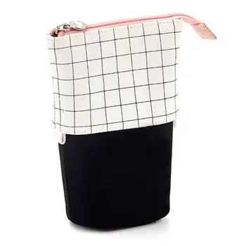

Stand Up Pencil Holder Telescopic Pencil Case Pen Box Stationery Pouch Bag Portable for School