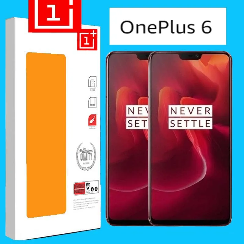 

100% ORIGINAL For OenPlus 6 LCD Touch Screen Digitizer Assembly For Oneplus 6 Display with Frame Replacement 1+6 A6000 A6003 LCD