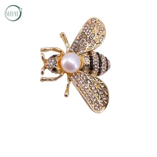 BEFLYE Jewelry Pearl brooch high-end fashion women's boutique gift wedding party brooch fashion jewelry