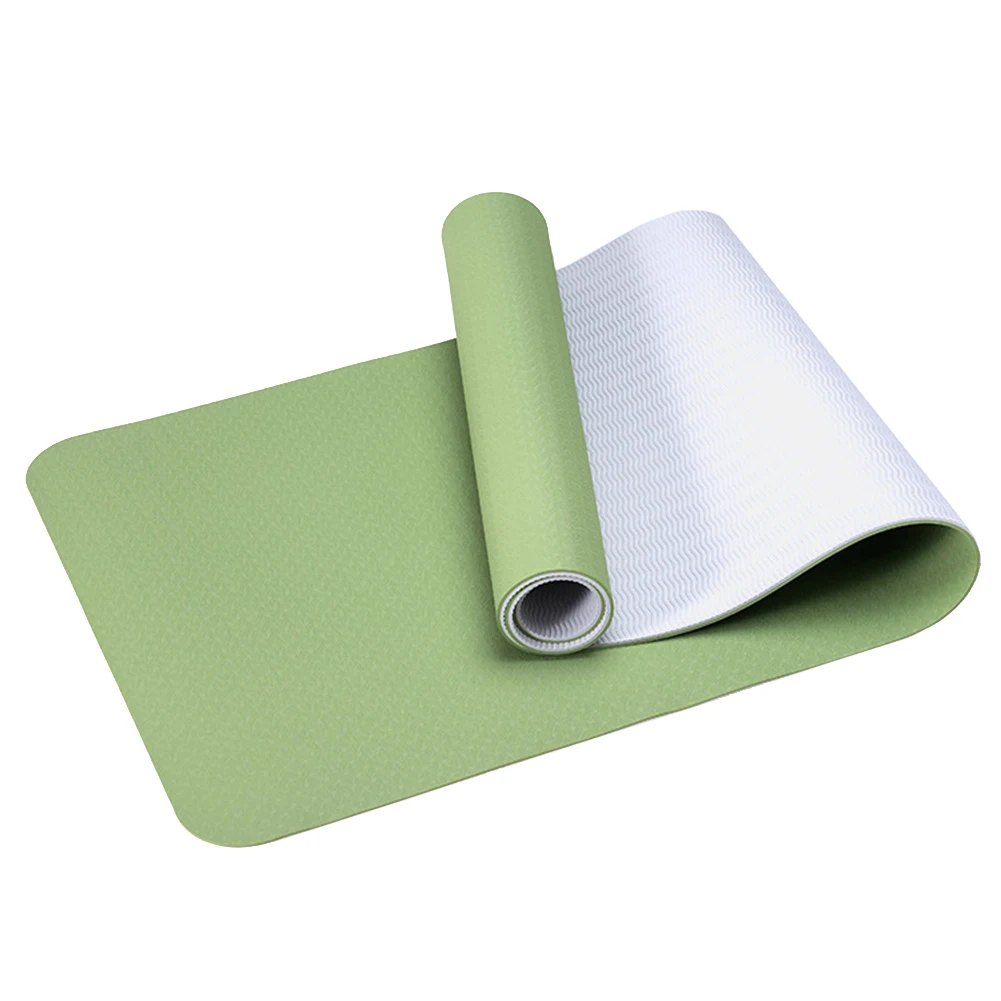 6mm TPE Anti-slip Thicken Gym Fitness Training Exercise Pilates Yoga Mat Cushion Enlarged Fitness Mat Yoga Gym Exercise