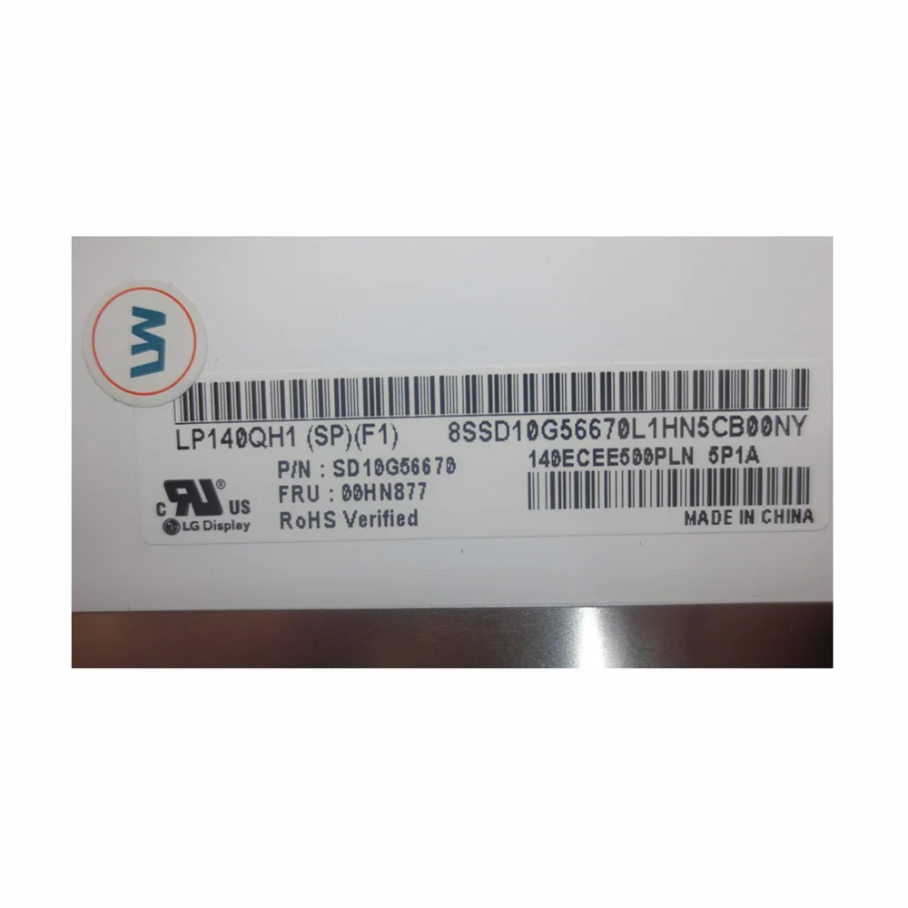 LP140QH1 SPF1 00HN877 для T460 T460P T460S T470 T470S ThinkPad X1 Carbon 4 го поколения 2560*1440 IPS eDP LCD подходит SPF2