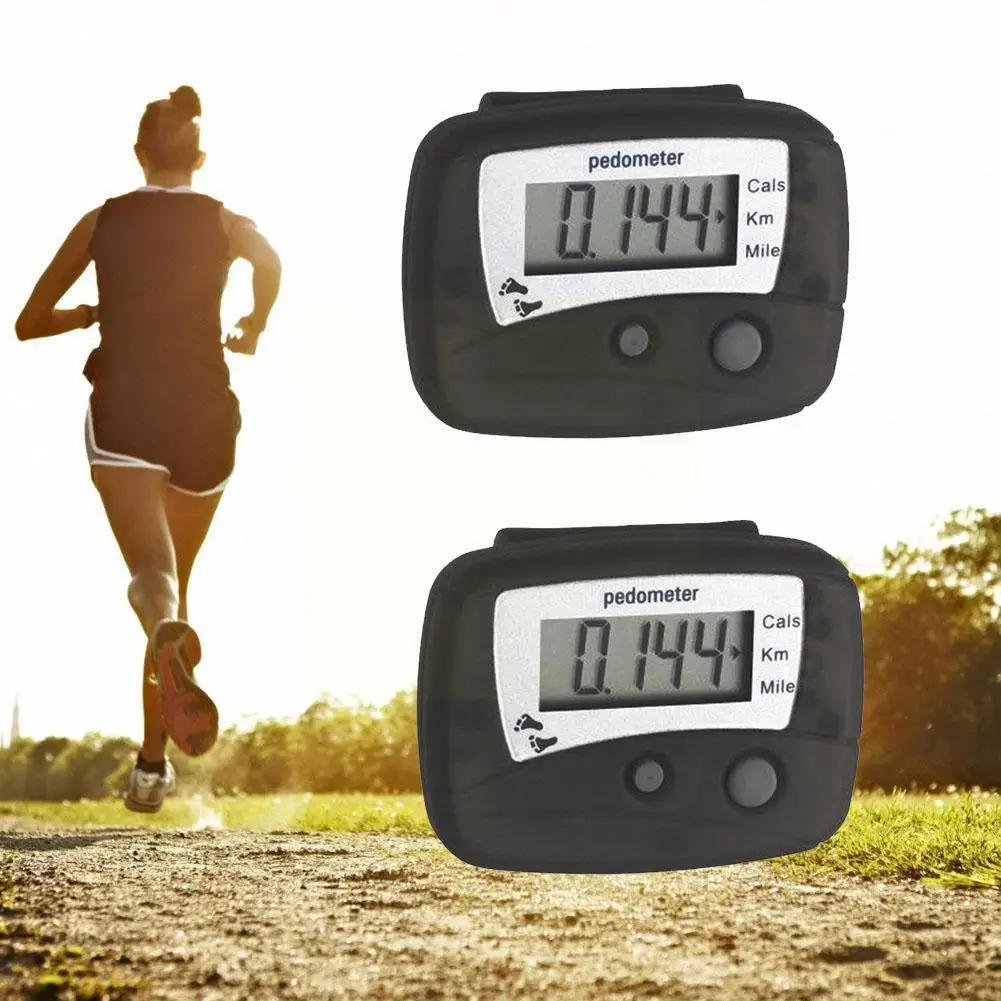 Portable Multi-functional Lcd Display Digital Outdoor Pedometer 3d pedometer