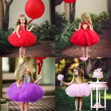 Модное летнее платье для маленьких девочек, Повседневное платье без рукавов с блестками и открытой спиной, красивое Сетчатое платье принцессы