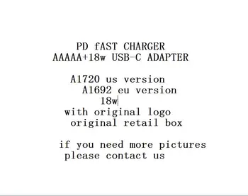 

50pcs New Arrived 18W P D Fast Charger and Rapid US standard for Phone 11 pro Max with Retail Box By Free DHL