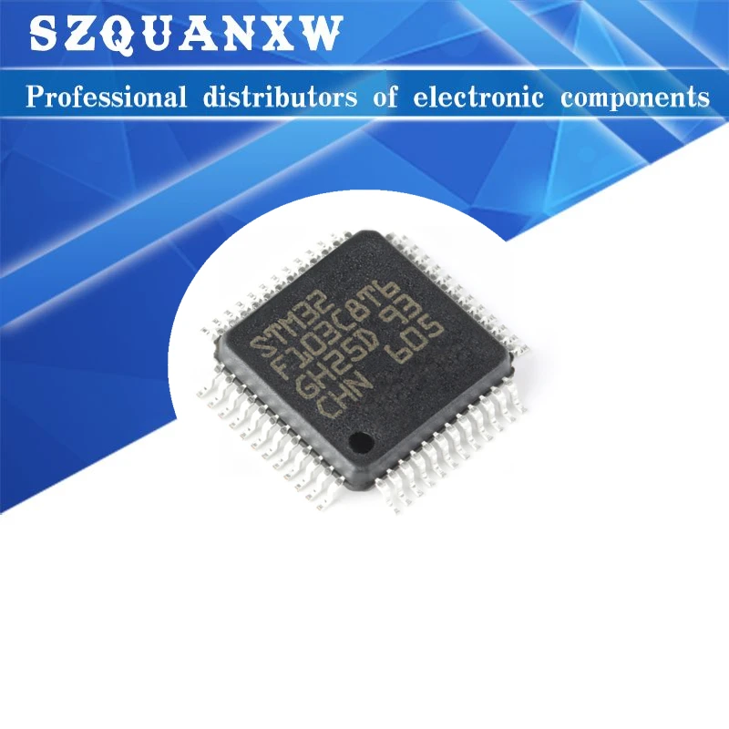 Микроконтроллер Stm32f103 Stm32f103c8 микроконтроллер Ic Arm Stm32 Lqfp Lqfp64 Stm32f103c8t6 | Электронные