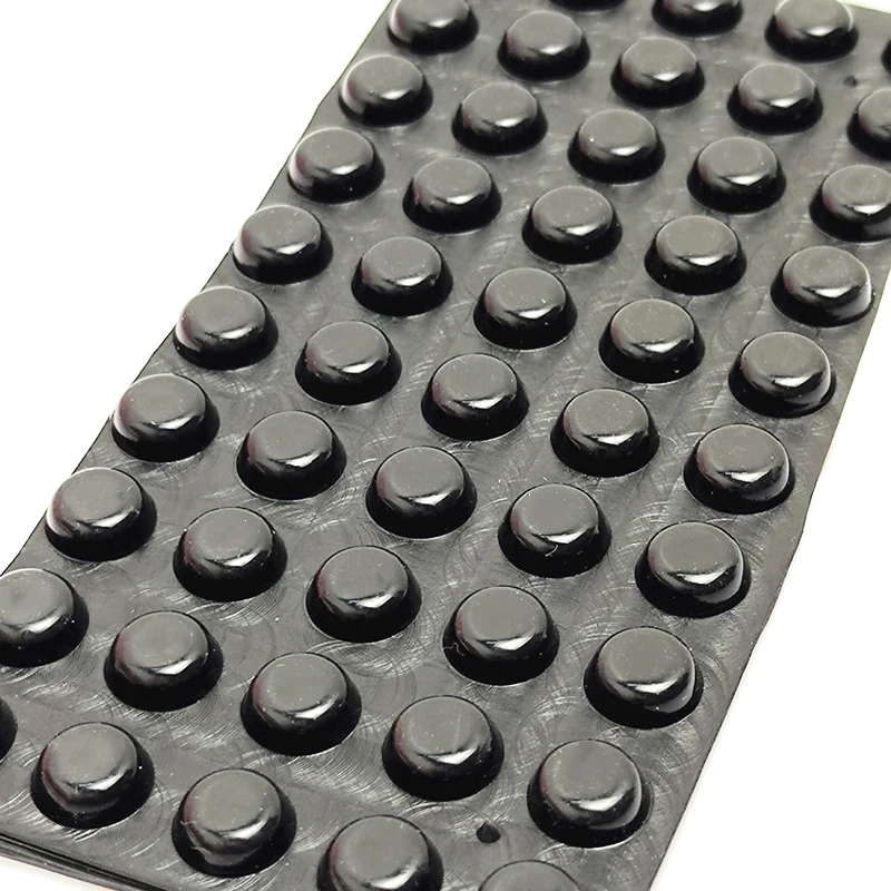Self Adhesive Black Anti Slip Round Rubber Bumper Pads Silicone Feet Pads Sticky Silicone Shock Absorber silicone bumpers adhesive rubber pads