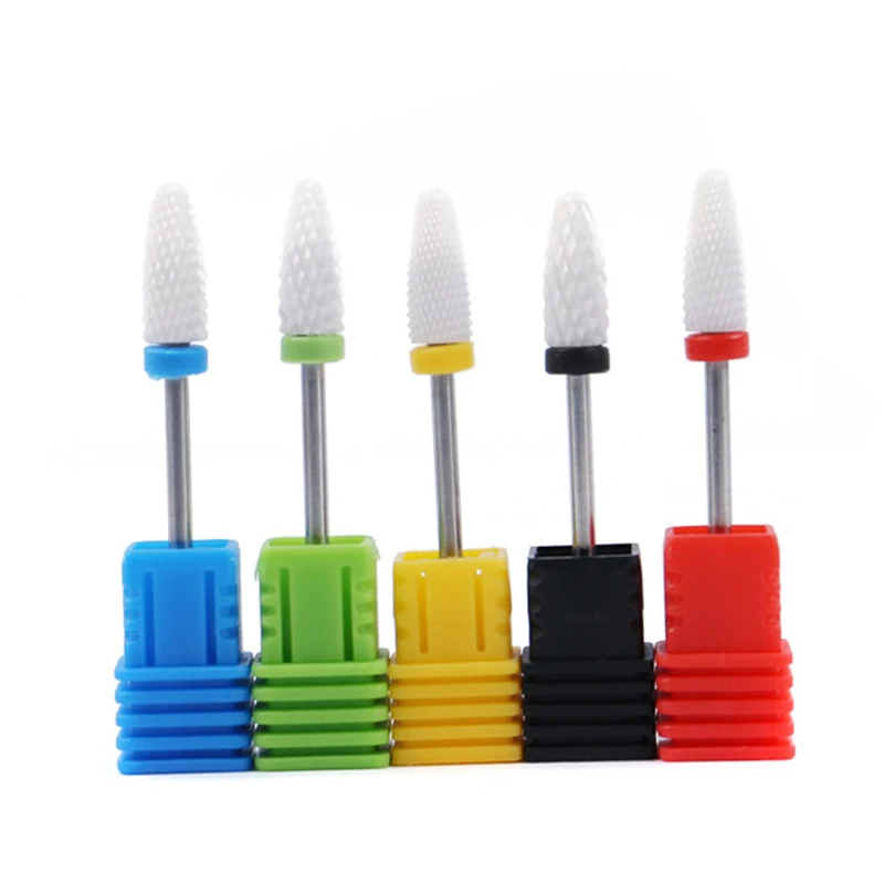 

Ceramic Diamond Milling Cutter Nail Art Drill Bit for Manicure Nail Files Electric Rotary Mills Nail Gel Remove Grinder Tools