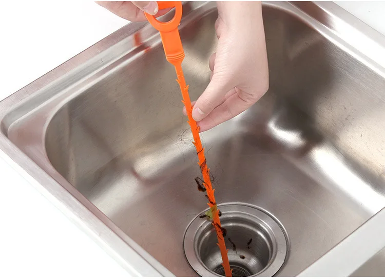 DCM 1 шт. крючок для очистки раковины масштабируемый через канализационный очиститель волос, чтобы предотвратить раковину чистый крючок Туалет@ 1
