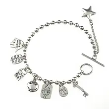 Чистое серебро, несколько шармов, подвески из серебра S925 пробы, цепочка из стерлингового серебра 925 пробы, браслет(YRT