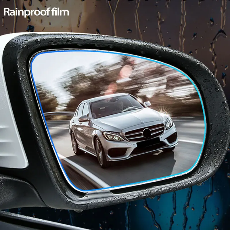 For Mercedes Benz W177 A C E GLC GLA CLA W205 W213 X253 X156 Car Rearview Mirror Anti Fog Waterproof Protective Film Sticker | Автомобили