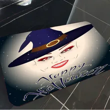 Ковер На Хэллоуин приведение в виде тыквы череп фланелевый ковер противоюзовый ковёр 40X60 см ковер для детской комнаты хлопок ковер на пол 30O9