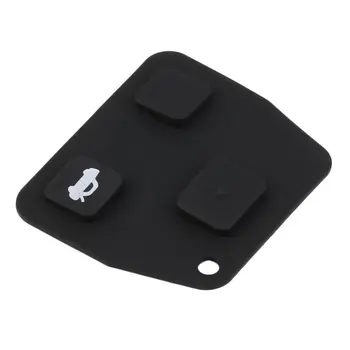 

1pc Replacement 3 Button Rubber Remote Key Push Pad for Toyota Avensis Corolla Lexus Rav4 3 Button Remote Key Fob Free Shipping