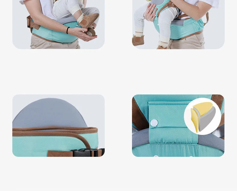 Summer Breathable Baby Stool Waist Stool Shoulder Multi-functional Baby Carrier Embrace Her Tool Front And Back Dual Use Holding