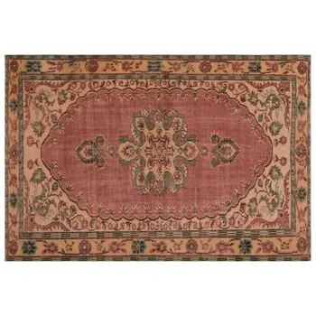 

Handmade Natural Vintage Turkish Area Rug 181x266 Cm-5'11''X8'9''