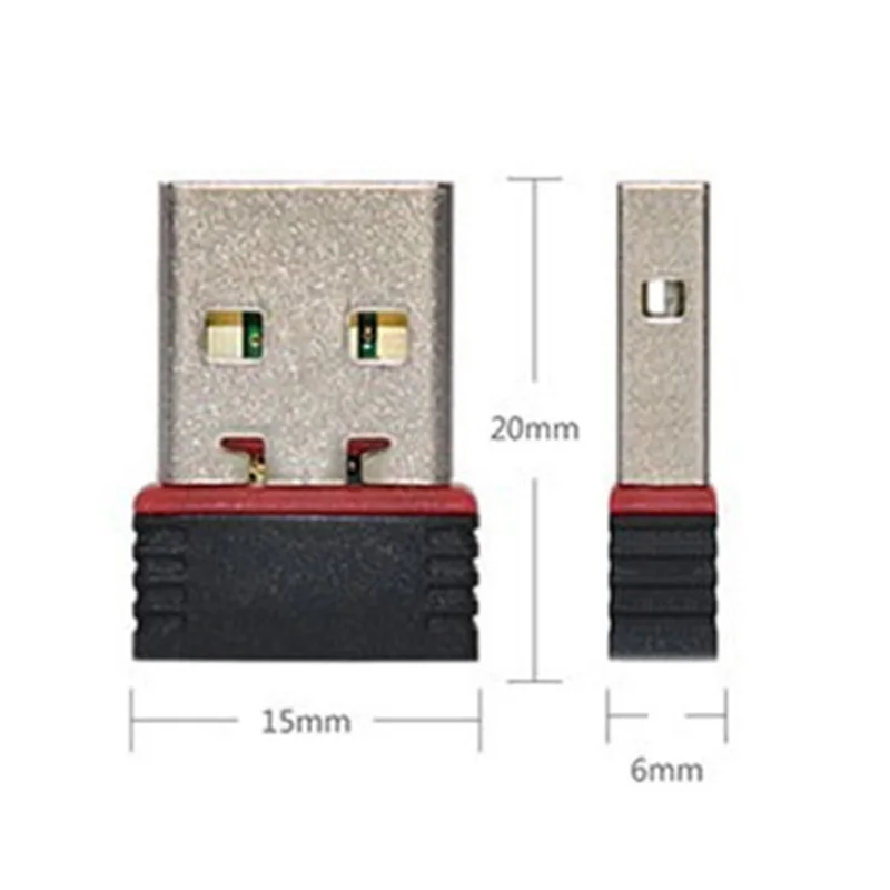 Мини USB WiFi адаптер 150 Мбит/с Wi-Fi адаптер для ПК USB Ethernet WiFi Dongle 2,4G сетевая карта Antena Wi Fi приемник