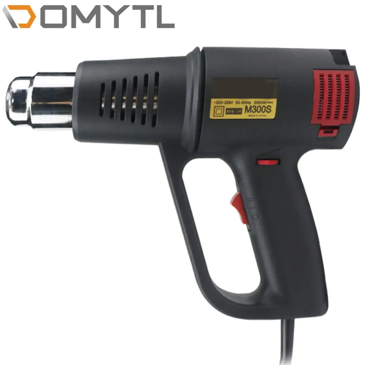 Heat Gun 2000W Dual Temperature Control Automotive Film Baking Industrial Fan High-power Baking Gun Third Gear Wind 220V Tools