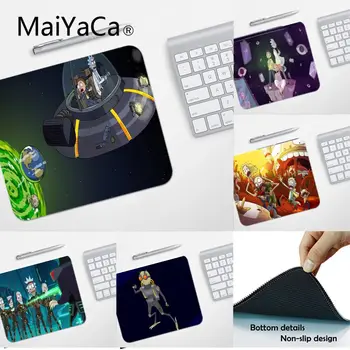 

MaiYaCa Rick and Morty funny anime Unique Desktop Pad Game Mousepad Rubber PC Computer Gaming mouse pad Gaming Mouse Pad