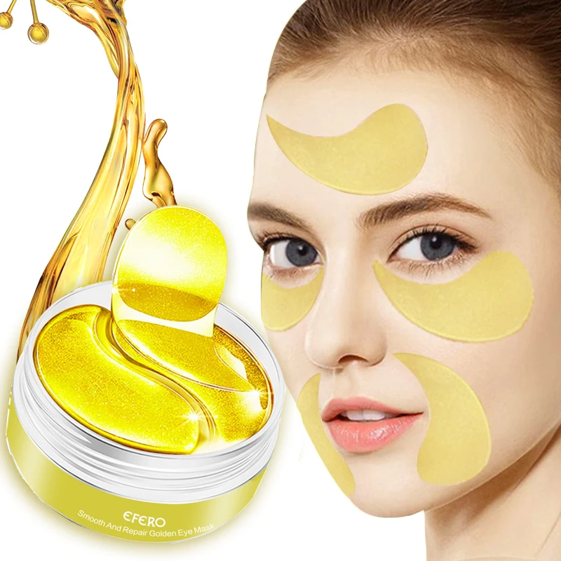 

EFERO Eye Mask Collagen Crystal Eye Patches Gel Moisturizing Anti Aging Remove Dark Circles Eye Bag Eye Mask Care for Eyes Lines