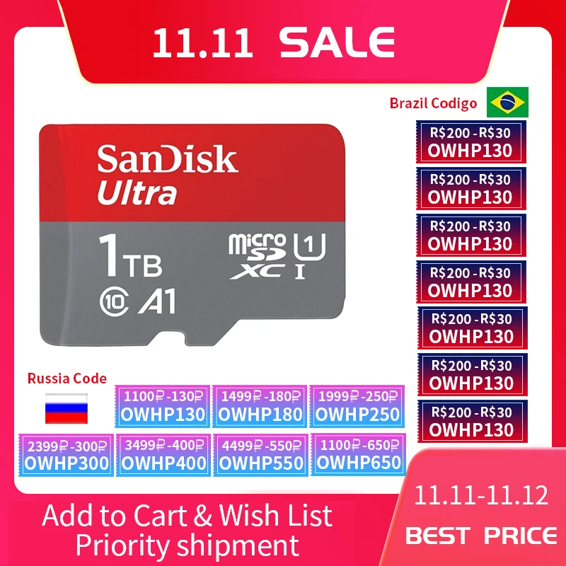 Карта памяти SanDisk Ultra SDXC UHS-I класс 10 80 м/с micro SD 128 ГБ 256 | Компьютеры и офис