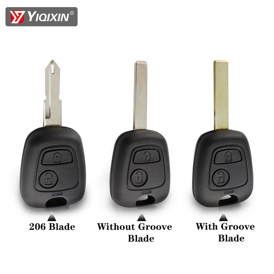 HooRLZ COVER CHIAVE CITROEN COMPATIBILE PER CITROEN C1 C2 C3 C4 C5 Berlingo Picasso Xsara, Peugeot 107 206 207 306 307 Chiave Peugeot 206 TELECOMANDO Peugeot 107 Chiave Citroen C3 2 Pulsanti