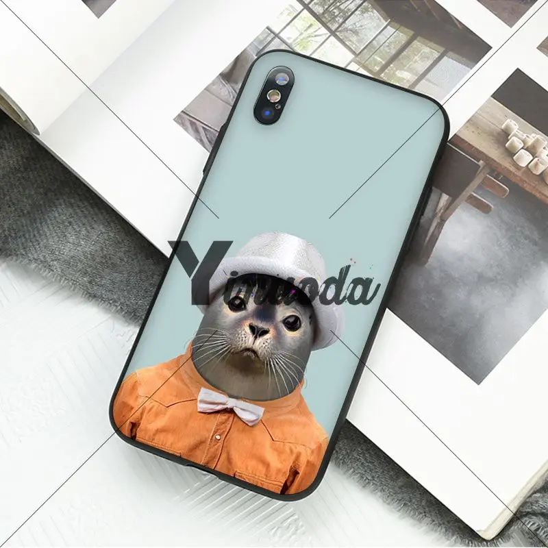 Animal portrait elephant owl tiger panther