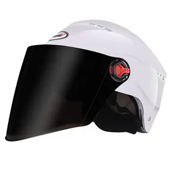 

Motorcycle Helmet Sun Visor Half Face Anti-UV Safety Cycling Helmets For Men Women