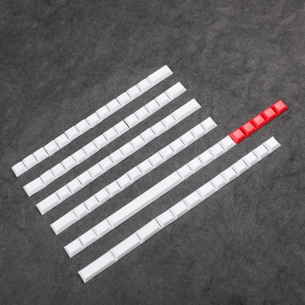 YMDK DSA Blank 61 64 68 ANSI Keyset профиль толстый PBT Keycap набор для механической клавиатуры Cherry