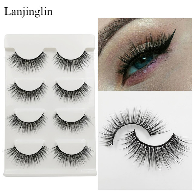 Boxes False Eyelashes Wholesale Best Sale Natural Long Wispy Fake Eye Lashes Handmade 3D Mink Lashes Makeup Extension Tools