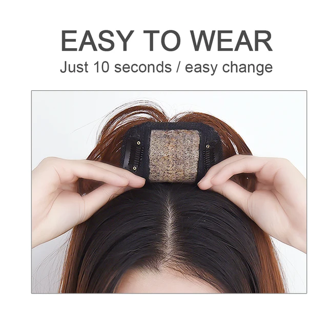 Фото парик huaya на половину головы для женщин невидимый парик волос