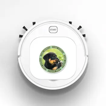 

1800Pa USB Smart Robot Rechargeable 3 in 1 Auto Smart Robot Strong Suction Sweeper Vacuum Cleaners Funny Rottweiler Puppy Dog