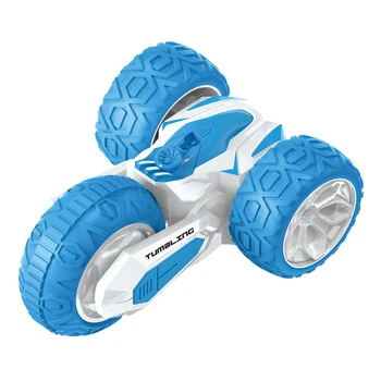 

Children Three Wheeled Electric Toy Off Road Flip Racing Wireless Watch Remote Control 2.4G USB Charging Stunt Car Model Gift