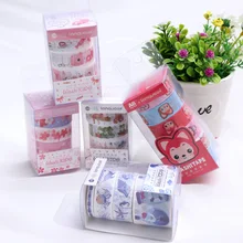 Васи клейкие ленты Набор Подлинный Али небольшой свежий Начинающий счет DIY забавная клейкая бумага Блокнот Tearable клейкая стеклянная лента