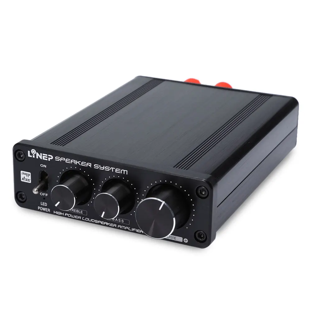 68+68W digital power amplifier desktop amplifier Audio Amplifier Digital power amplifier with high and low sound adjustment