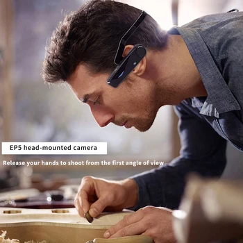 

Digital Camera WiFi 1080P Camcorder EP5 Head Wear Mini Camera Video Remote Control Microphone