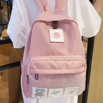 

JOYPESSIE Fashion Women Backpacks Cute Clear Transparent Student Schoolbag Mochila for Teenage Girls Bags School Lady Backpack