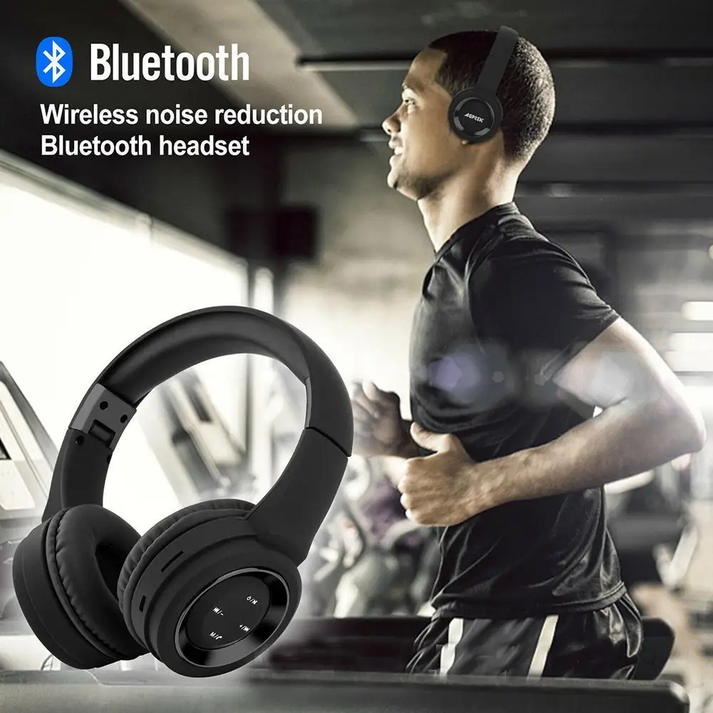 Bluetooth гарнитура наушники Поддержка TF fm-радио для iphone xiaomi компьютер Спорт Bluetooth наушники беспроводные с микрофоном