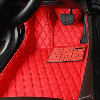 

Car floor mats for Porsche Cayenne SUV 911 Cayman Macan Panamera 5D car styling heavy duty carpet floor liner