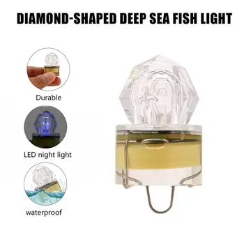 

LED Deep Drop Underwater Diamond Fishing Flashing Light Bait Lure Squid Strobe Popular Deep Sea Fish Lamp