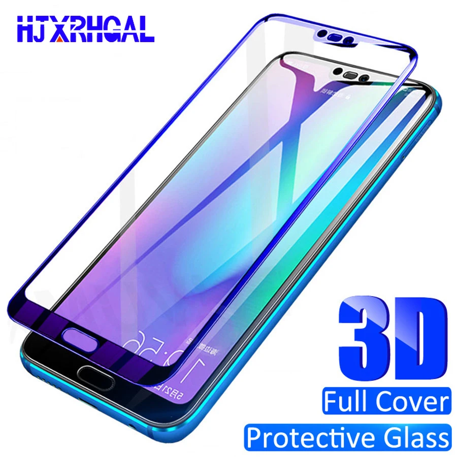 

3D Full Cover Tempered Glass For Huawei P10 P20 P30 Lite Plus Screen Protector Film For huawei nova 3 3e 3i 4 Protective Glass
