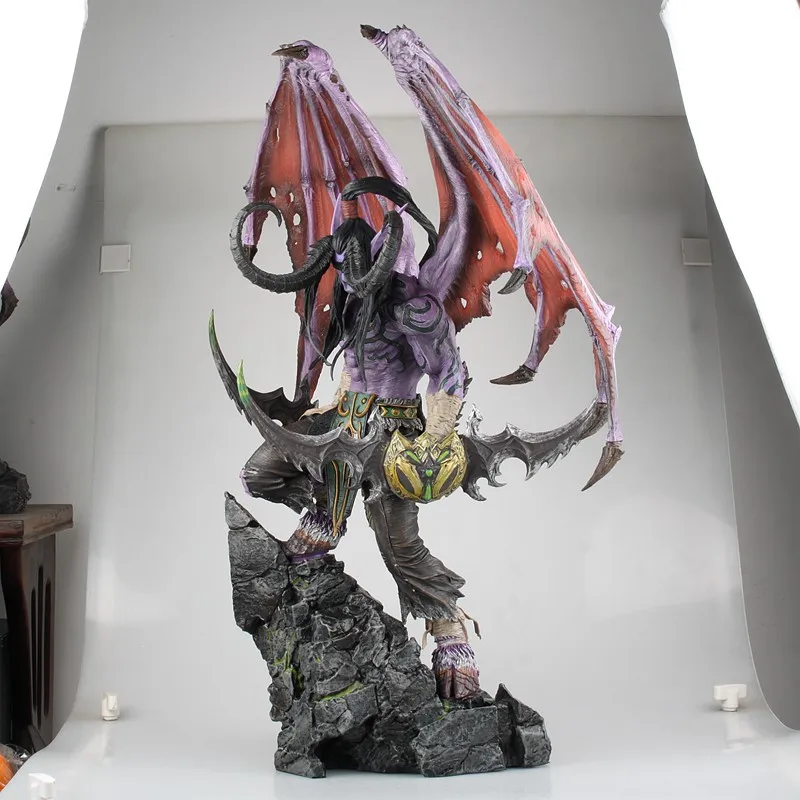 

57cm Limited Large Size WOW Illidan GK Statue PVC Action Figure Collection Model Boxed Best Gift