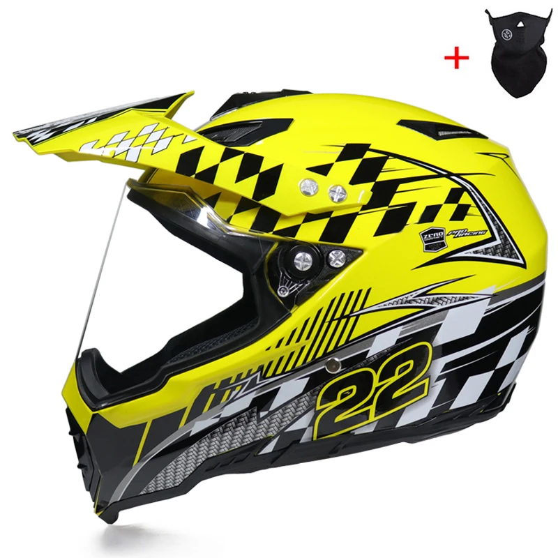 MSUEFKD внедорожный мото rcycle шлем с солнцезащитным козырьком moto-Cross moto cross шлем с двойным щитком racing moto - Цвет: b1d