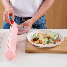 Диспенсер для упаковки пищевых продуктов, кухонный инструмент, оберточная кулинарная пленка из фольги, Диспенсер, пластиковый острый резак, кухонный держатель для хранения инструментов Диспенсер для упаковки пищевых продуктов, кухонный инструмент, оберточная кулинарная пленка из фольги, Диспенсер, пластиковый острый резак, кухонный держатель для хранения инструментов