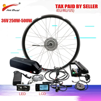 

Bafang Front Motor Wheel 36V 250W-500W Electric Bicycle Convert Kit SAMSUNG Ebike Kit MTB Road 26" 700C 28" eBike Conversion Kit